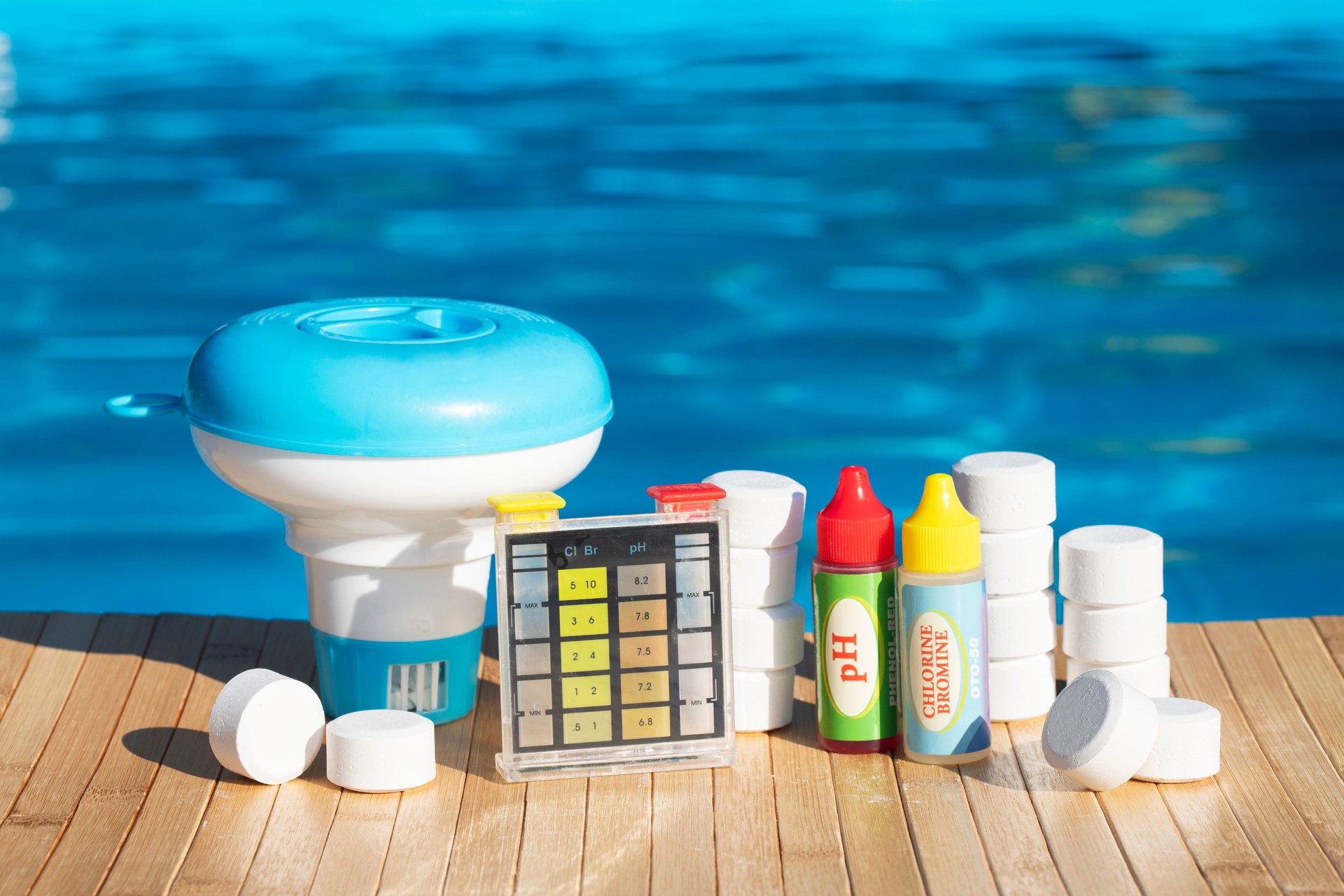 Pool cleaning and maintenance products